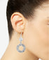 Charter Club 2-3/4"Silver-Tone Circle Dangle Drop Fish Hook Earrings $34